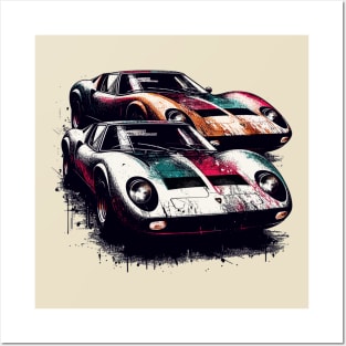 Lamborghini Miura Posters and Art